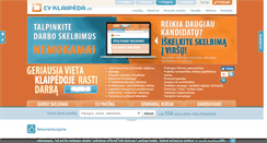 Desktop Screenshot of klaipeda.cvzona.lt