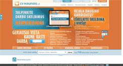Desktop Screenshot of kaunas.cvzona.lt